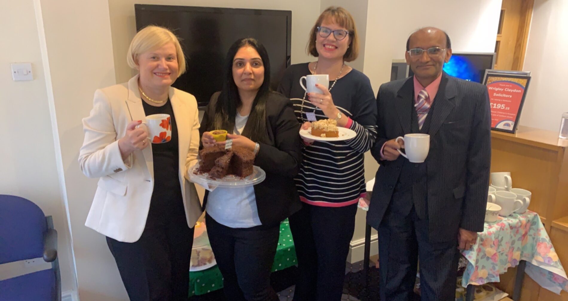 macmillan coffee morning 2022 september wrigley claydon solicitors oldham manchester todmorden partners
